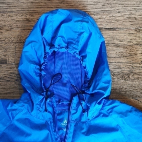 DISNEY Parks Authentic Blue Grey Windbreaker XL - Picture 3 of 7